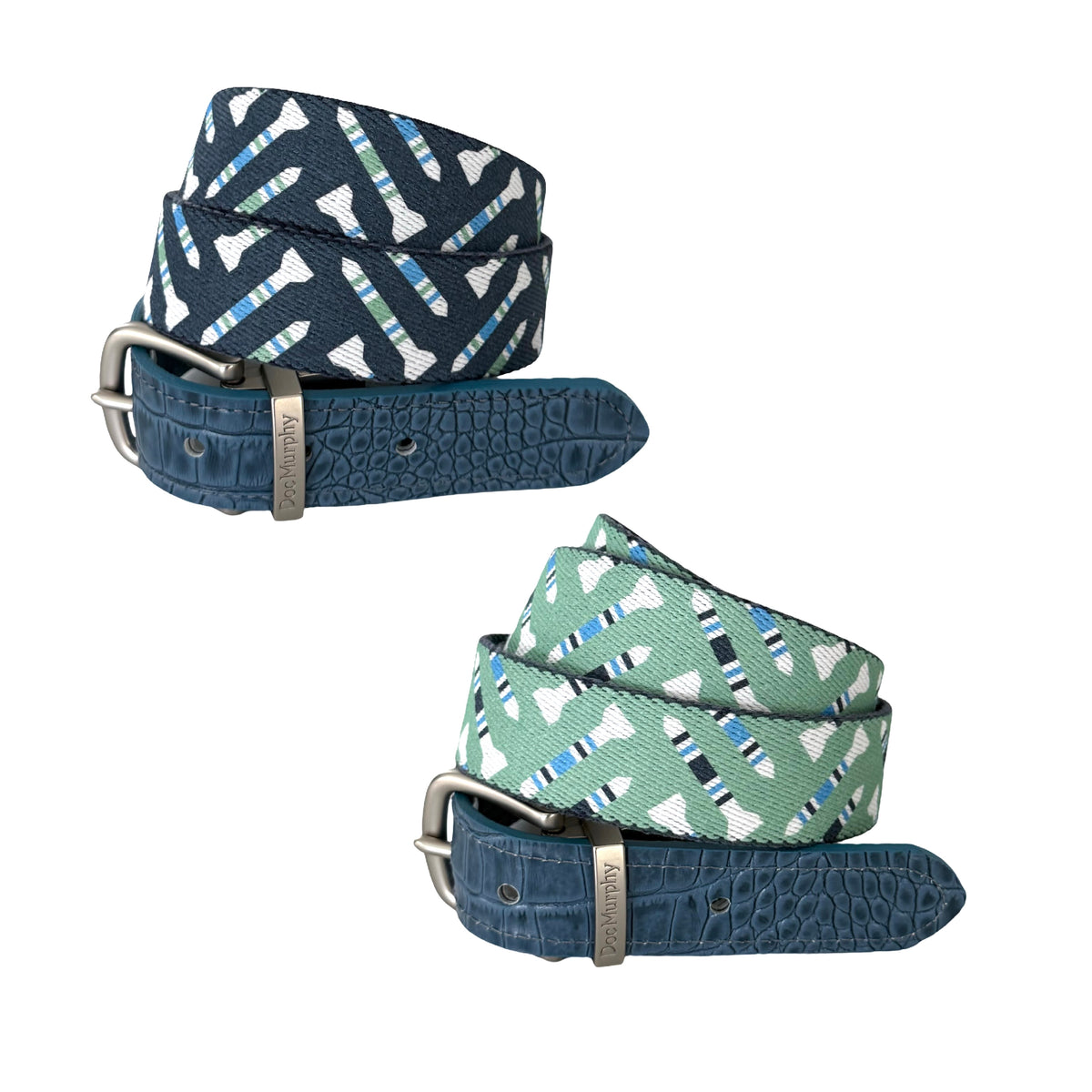 Reversible Navy And Green Golf Tees Doc Murphy Usa 